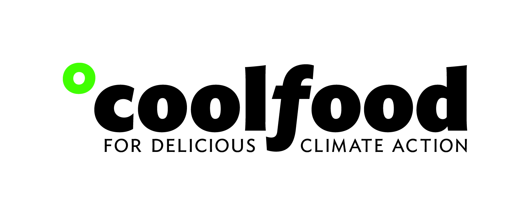 white image with cool food logo
